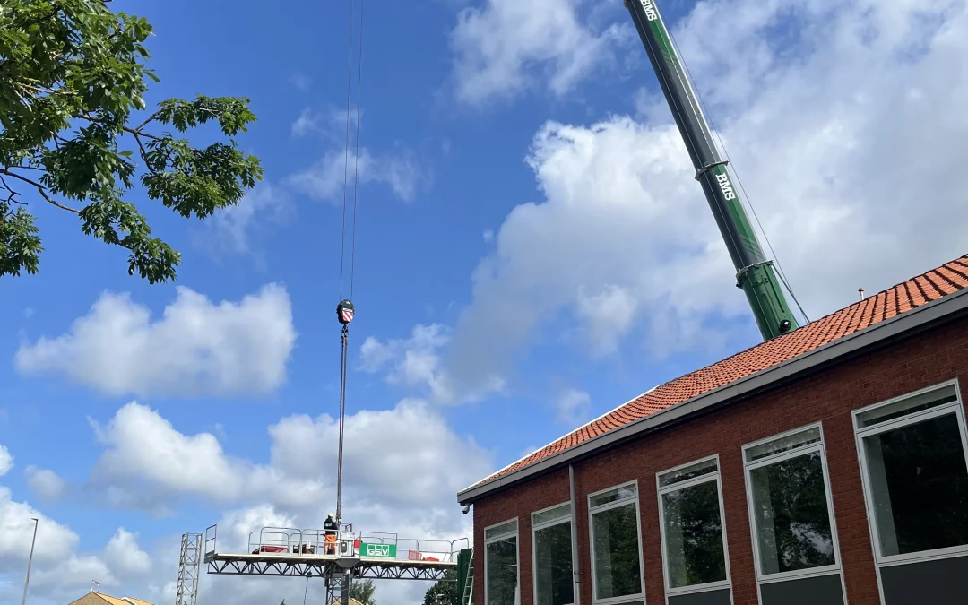 Vinduesudskiftning hos Århus Handelsskole